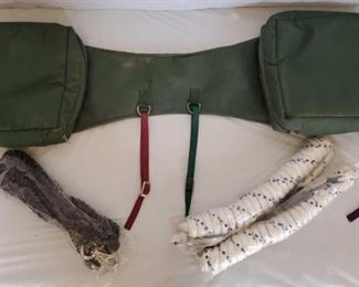 419
Insulated Saddle Bags, Two Extra Long and One Regular Length Lead Ropes
Insulated Saddle Bags, Two Extra Long and One Regular Lead Ropes