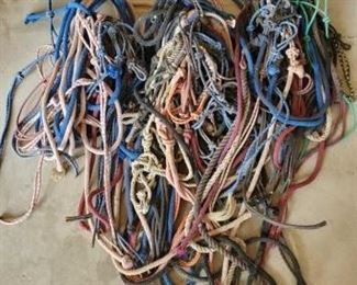 452
Ranch Rope Halters and Lead Ropes
Ranch Rope Halters and Lead Ropes
Approximately 45 in total