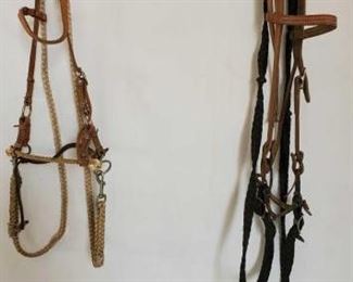 121
Complete Training Side Pull Bridle and a Ring Snaffle Bridle
Complete Training Side Pull Bridle and a Ring Snaffle Bridle