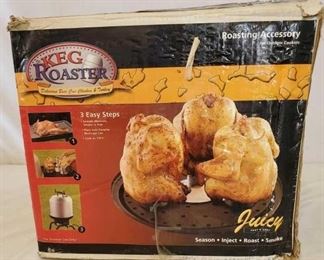 464
Keg Roaster and All American Pressure Cooker
1- Keg Roaster with Accessories
1- All American Pressure Cooker Model No.921