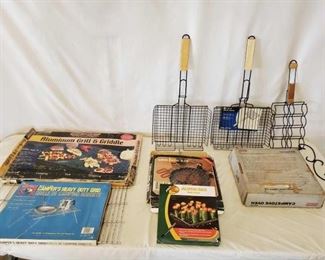 466
Ultimate Griller or Camper Kit
Ultimate Griller or Camper Kit...
1- Camp Chef Aluminum Grill and Griddle
1- Century Campers Heavy Duty Grid 23 1/2" x 12 1/4" with Folding Legs
1- Bass Pro Jalapeno Rack with Corer
1- Morrone Company Grilling Kit
1- Coleman Camp Stove Oven
2- Non Stick Grill Baskets
1- Corn on the Cob Grill Basket
1- Decorative Hanger