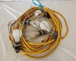 473
Large Hanging Yard or Camp Lighting
Large Hanging Yard or Camp Lighting
50 ft heavy duty cord with hanging caged lights every 10 ft total of 5 lights.
6 ft shop light with Incandescent caged light