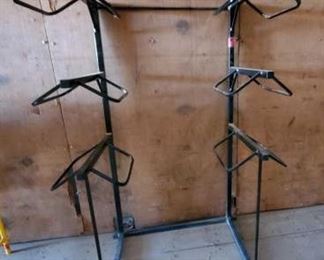 342
Double 3-Tier Saddle Rack Holds Six Saddles
Double 3-Tier Saddle Rack
Holds up to six saddles
Has 2 headstall holders
61"x 36"x 27"