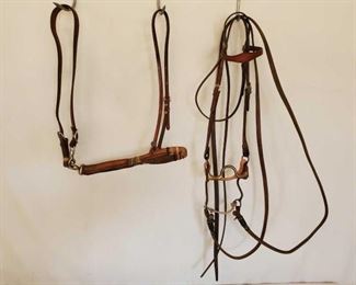 355
Complete Cowboy Bridle and Tie Down with Sterling Silver Conchos and Rawhide
Complete Cowboy Bridle and Tie Down with Sterling Silver Conchos and Rawhide