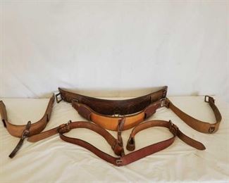 366
5-Nice Roper and Standard Leather Back Cinches
5-Nice Roper and Standard Leather Back Cinches
One has custom buckles