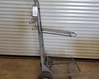 119
Rolling Saddle, Hay and Tack Cart
Very versatile large rolling saddle rack, hay and tack cart on wheels. Roll your cowboy items right in to the barn or tack room in all most new condition