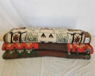 391
2-Classic Equine ESP Pads and 1- Diamond Wool Pad
1- Classic Equine ESP Contoured Pad 33x38 green, tan, and cream in color.
1- Classic Equine ESP Contoured Pad 33x38 red, chocolate, cream in color.
1- Diamond Wool Pad 34x36 Oatmeal, Mint, Chocolate, Black with Brown wear leathers.