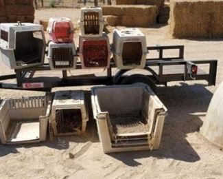 485
Dog and Cat Crates, Carriers and Houses
12 + or - Dog and Cat Crates, Carriers and Houses all for one money !