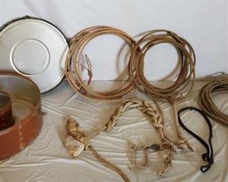 84
Break-away Ropes and Brown Metal Rope can
Break-away Ropes and Brown Metal Rope can