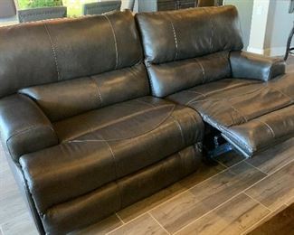 #2 Jackson Furniture Catnapper Faux Leather Reclining  Sofa/Couch	41x90x42in	HxWxD