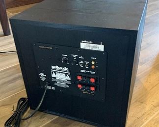 Polk Audio 10in Powered Subwoofer sub PSW108 14x14.5x16in HxWxD