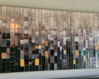 Contemporary Faux Tile Art	30x60x1.5in	HxWxD
