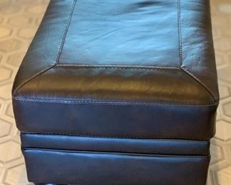 Ashley Furniture Leather Ottoman	19x33x23in	HxWxD
