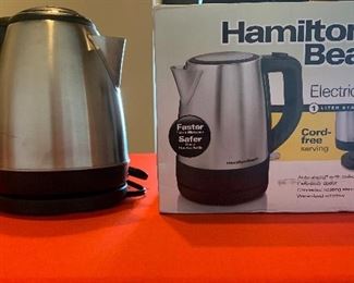 Hamilton Beach Electric Kettle Brand New		
