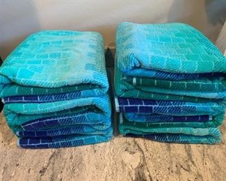 Set of 8 Beach Towels by Cotton Craft		

