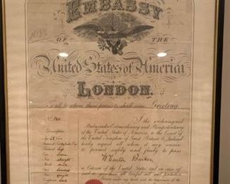 Embassy of US at London Piece