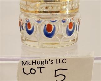 Italian enamel glass box