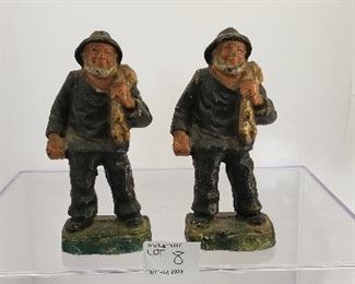 Old Salt cast iron book ends