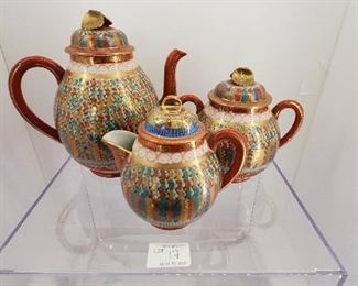1000 Faces Japanese tea set