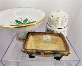 Italian pottery lot