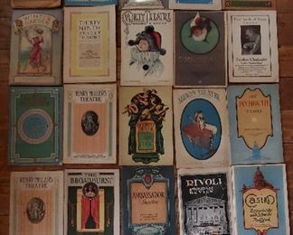 Playbills from New York, all vintage