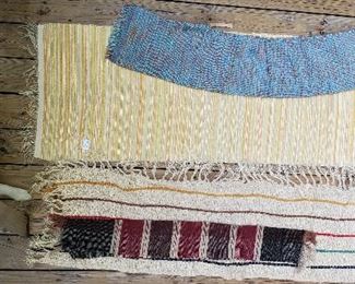 handwoven scarves (dog isn't included ;0)