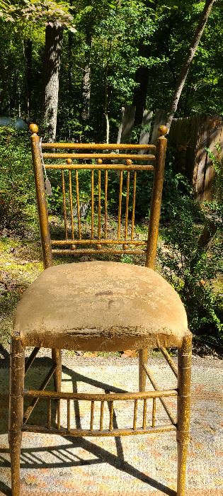 Sheridan side chair with original paint & music box under the seat !