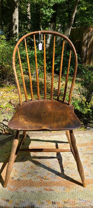 Virginia Windsor chair with antique repairs