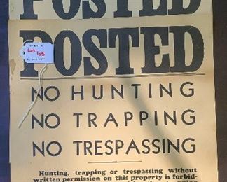 3 vintage hunting posters