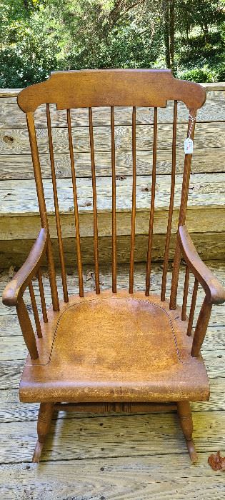 Large antique Virginia rocking chair with original finish.