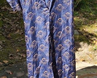 Vintage organdy ladies dress please view for size and condition.