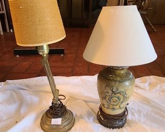 Pair of vintage reading lamps
