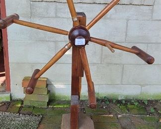 Antique Captain's wheel yarn winder