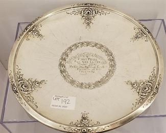 Sterling Silver Maryland Kennel Club award