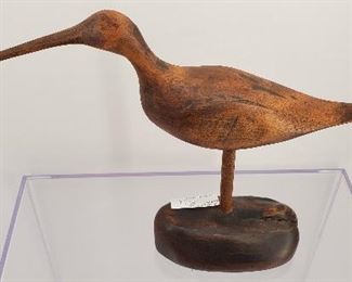 Antique hand carved Curlew Sea Bird,