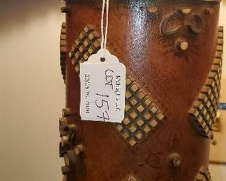 wallpaper wood roller lamp