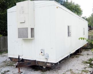 Williams Double Axle Jobsite/Construction Office Trailer, Double Axle, 2 5/16in Ball Hitch, Frame Marked W-2445