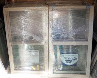 Quaker Window Products Company, Tempered Glass Windows, Manchester Advantage Single Hung Vinyl Frame Double Glazed Argon Filled Windows Qty 15