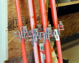 Scaffold Guard Rails, Qty 8 Pieces