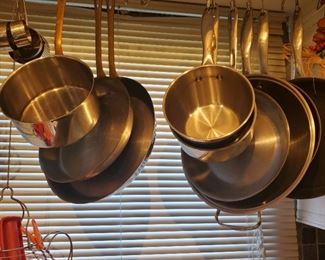 Tons of kitchen ware.. Pots and Pans