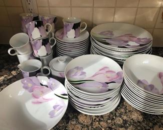 Pretty set of Mikasa dinnerware 
