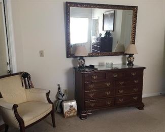 Pennsylvania House dresser and mirror