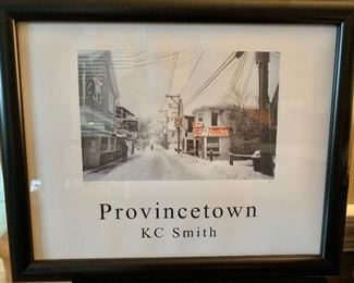 $40 - Provincetown print.  15.75" W x 12.5" H. 