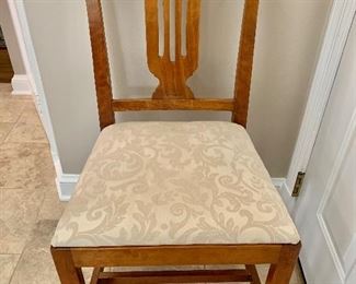 4 Stickley chairs.  20" W, 18" D, 36" H. 