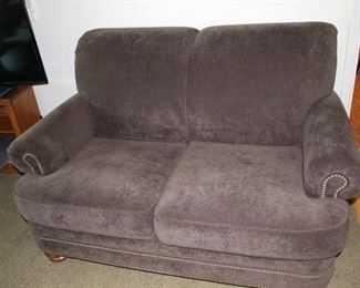 Matching two cushion Flexsteel love seat - always been covered