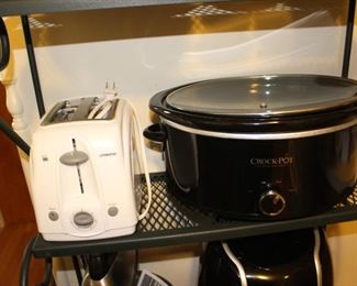 Slow cooker and toaster