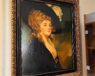 Oil portrait painting reproduction "Portrait of Mrs, Harrit Greer",