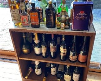 Lots of pretty bottles.