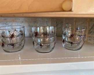 Libbey spider bowls.