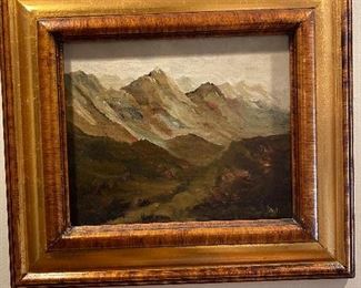 Landscape by Krystyna Owczarska.